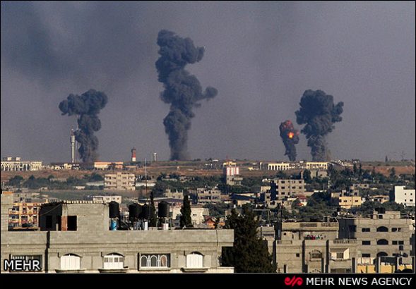 ادامه حملات رژیم صهیونیستی به نوار غزه